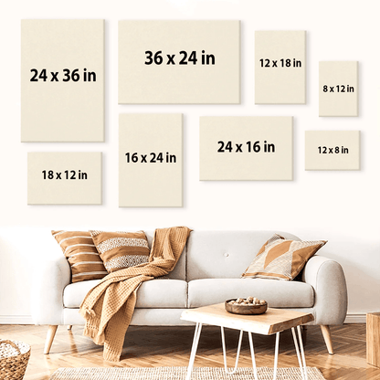 You Are Beautiful Woman - Personalized Horizontal Canvas - Gift for Black Woman, Black Girl, African American, Black History Month, Juneteenth