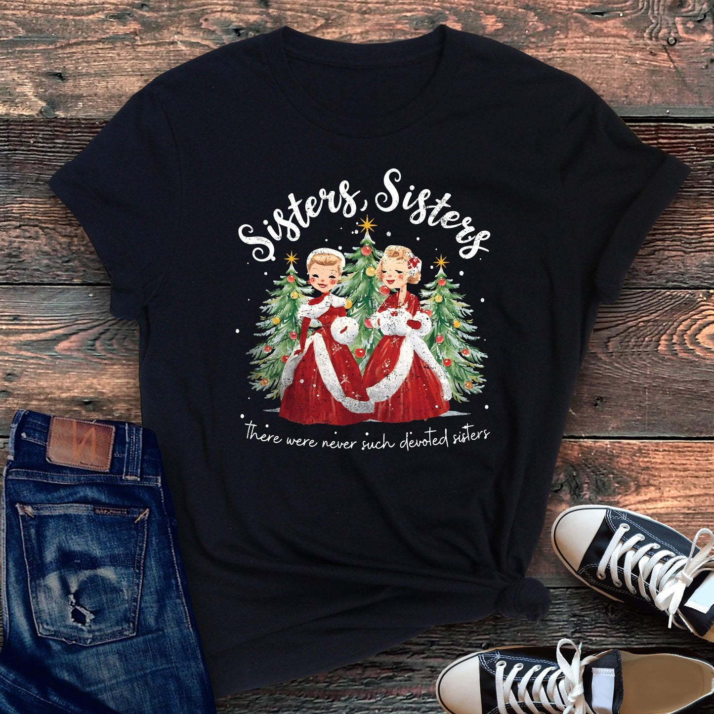 Sisters, White Christmas, Movie, Super Soft Tshirt, Classic, Musical