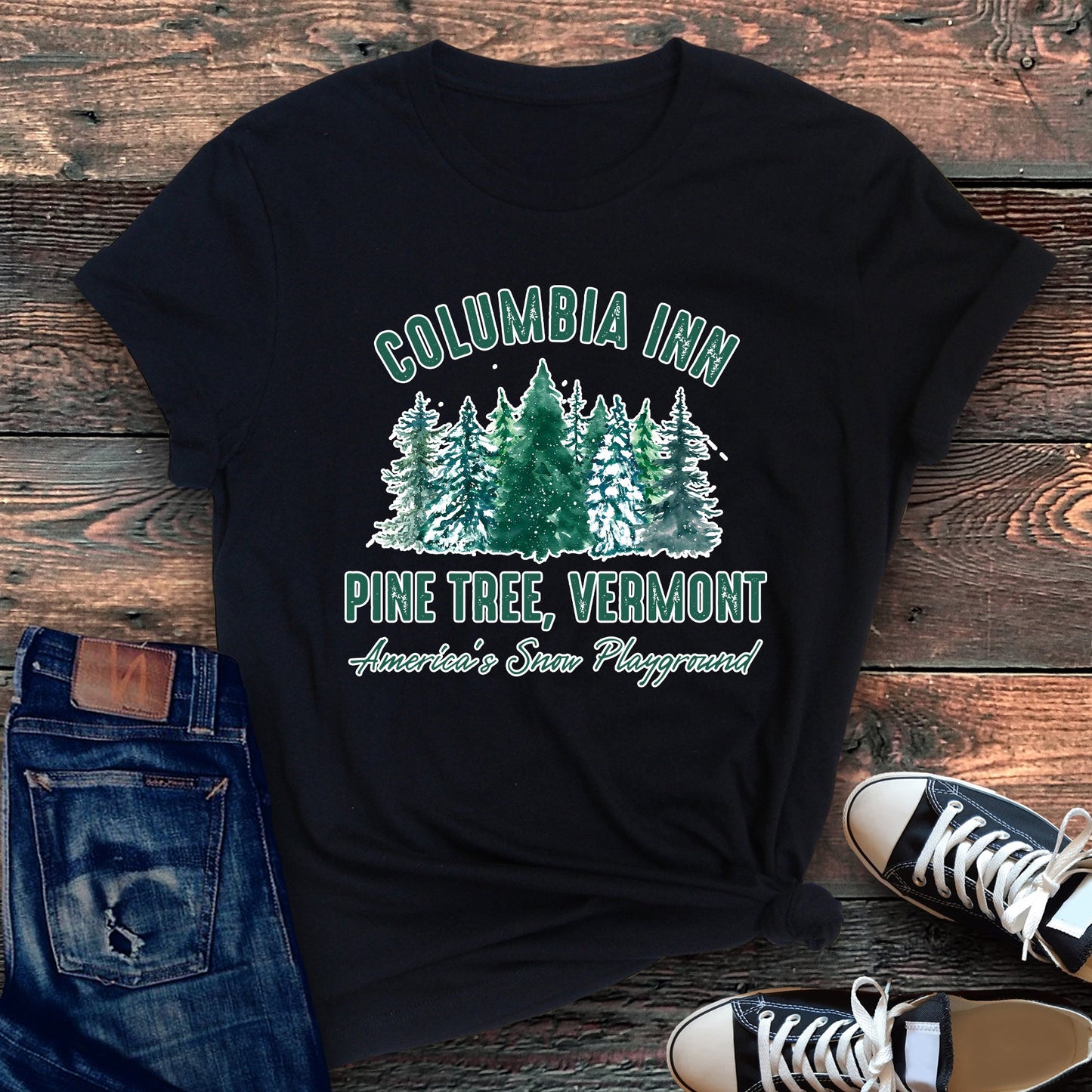 Columbia Inn, White Christmas Movie, Super Soft Tshirt, Classic, Musical