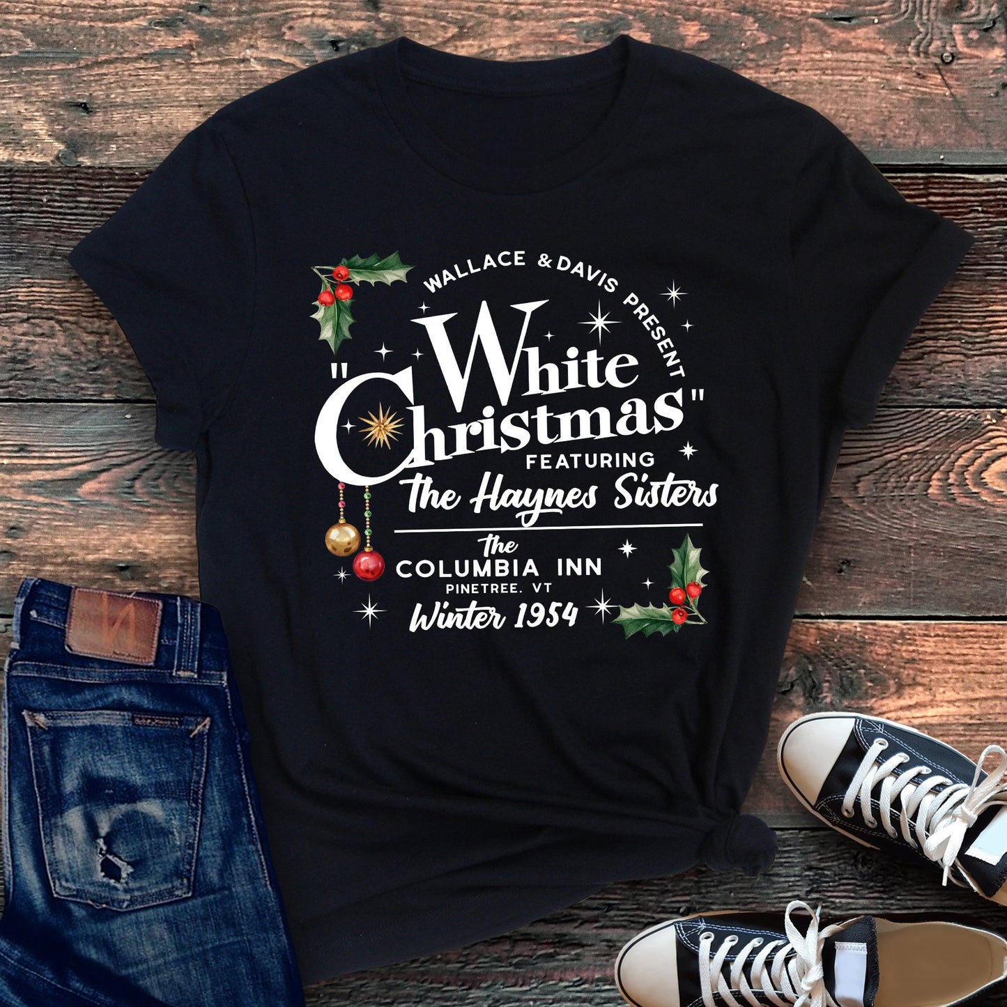 White Christmas Movie Poster, Super Soft Tshirt, Classic, Musical