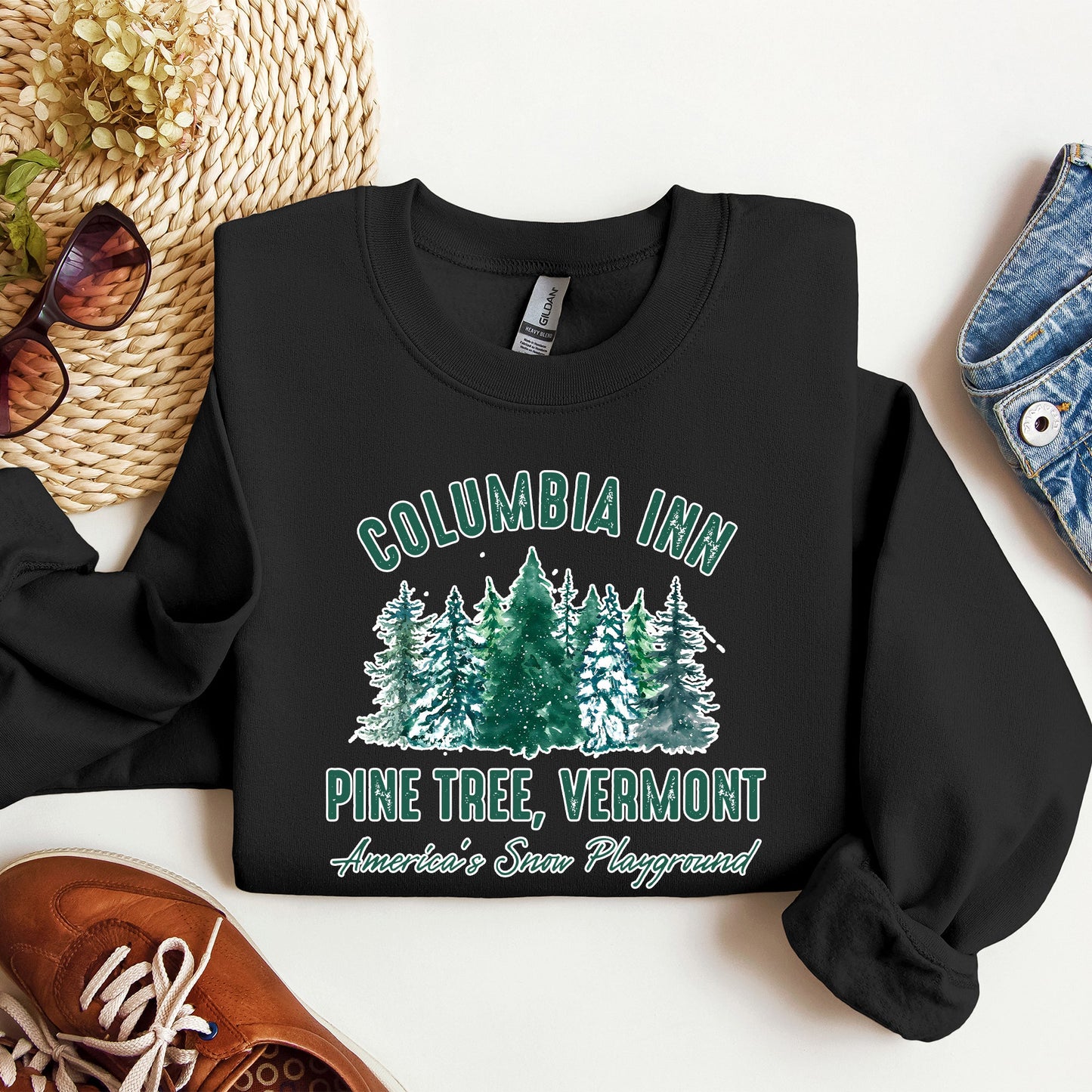 Columbia Inn, White Christmas Movie, Sweatshirt, Classic, Musical