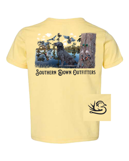 Black Lab Swamp Toddler Tee
