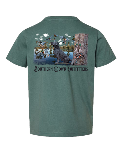 Black Lab Swamp Toddler Tee