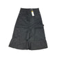 DENIM SKIRT WITH RUFFLE DETAIL