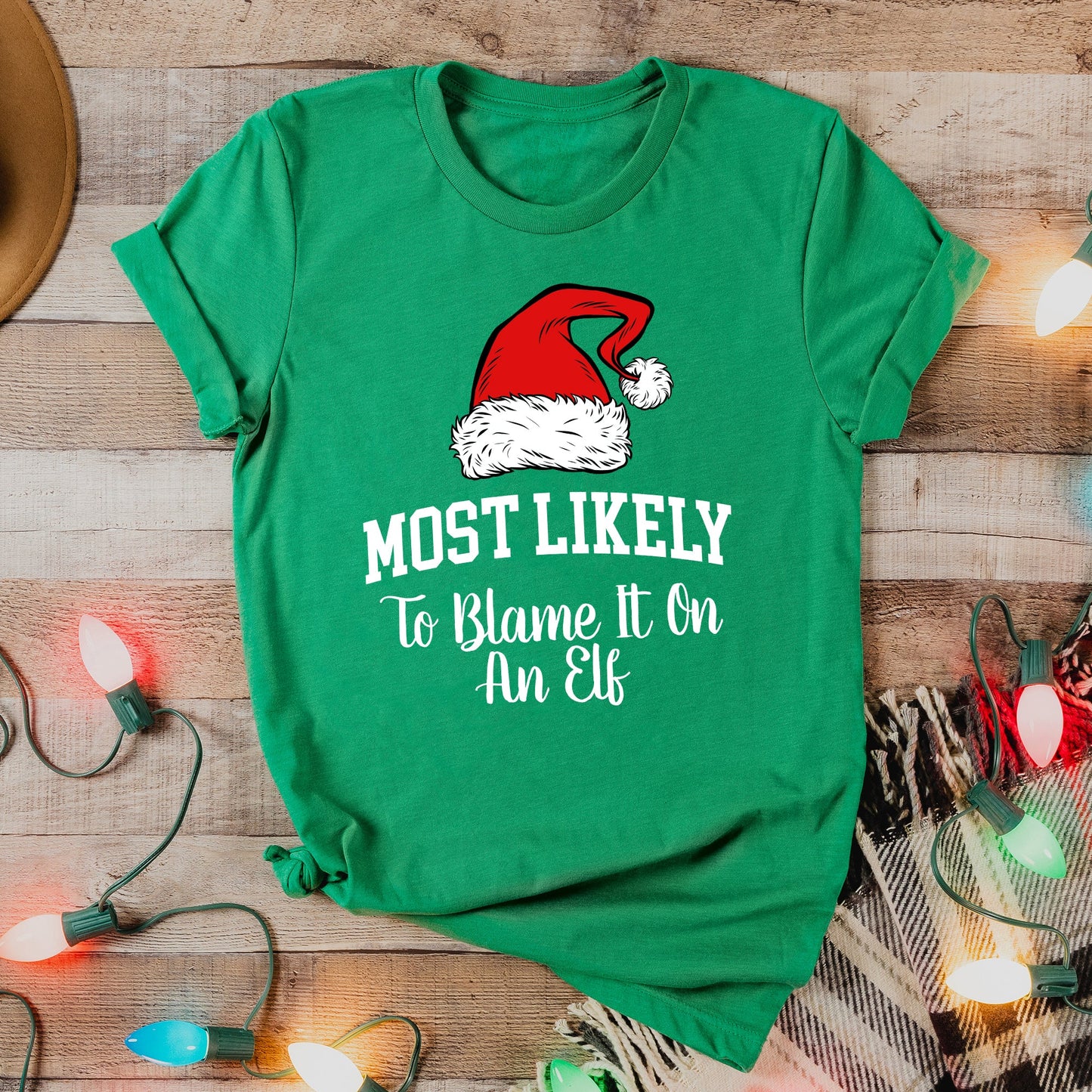 Most Likely To Christmas Family Tees - 40 Designs! Comfort Colors T-Shirt