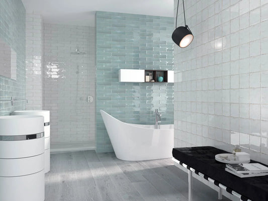 Soul Crackled Print Subway Tile