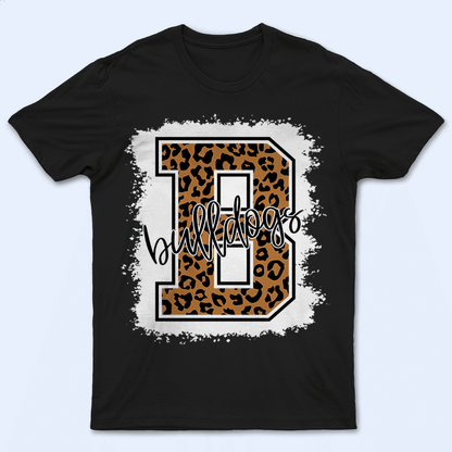 Bleached Leopard School Mascot - Personalized Custom T Shirt - Birthday, Loving, Funny Gift for Teacher, Kindergarten, Preschool, Pre K, Paraprofessional
