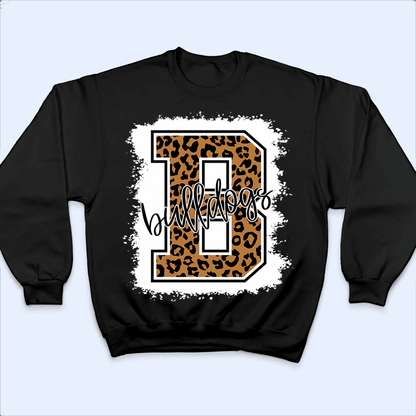 Bleached Leopard School Mascot - Personalized Custom T Shirt - Birthday, Loving, Funny Gift for Teacher, Kindergarten, Preschool, Pre K, Paraprofessional