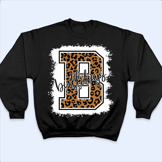 Bleached Leopard School Mascot - Personalized Custom T Shirt - Birthday, Loving, Funny Gift for Teacher, Kindergarten, Preschool, Pre K, Paraprofessional