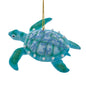 Blue Green Under The Sea Turtle Ornament