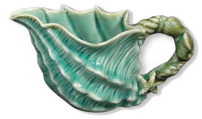 Blue Shell Tea & Serving Pieces – Coastal Ceramic Décor