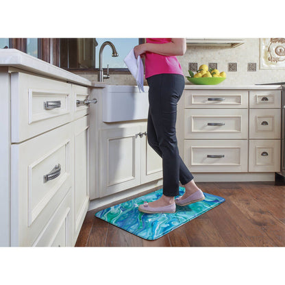 Blue Wave Decorative Comfort Floor Mat 30" x 20"