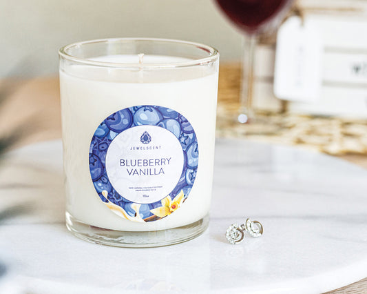 Blueberry Vanilla 10oz Signature Jewelry Candle