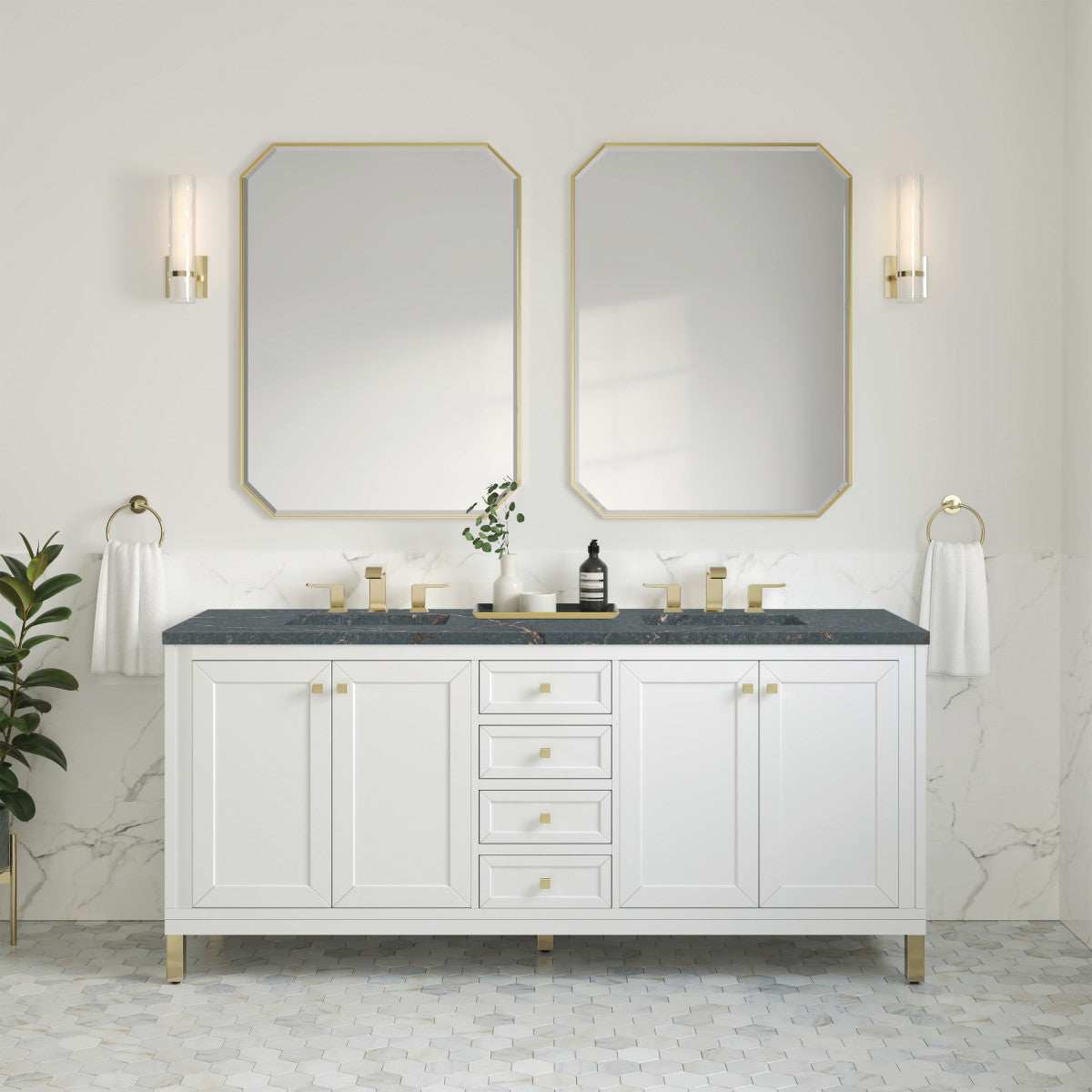 Chicago 72" Double Vanity Cabinet