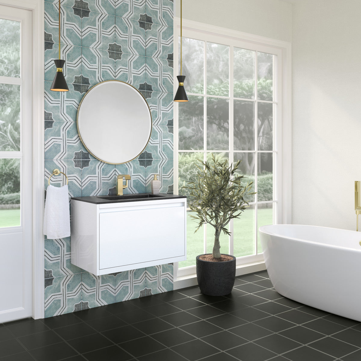 Mantova 31.5" Single Vanity Cabinet