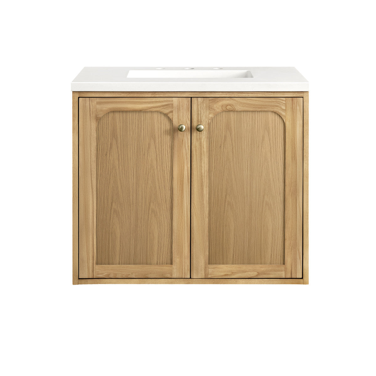 Laurent 30" Single Vanity Cabinet, Light Natural Oak