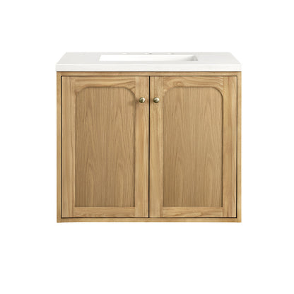 Laurent 30" Single Vanity Cabinet, Light Natural Oak