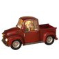 Lighted Spinning Water Globe Truck with Santa Driving