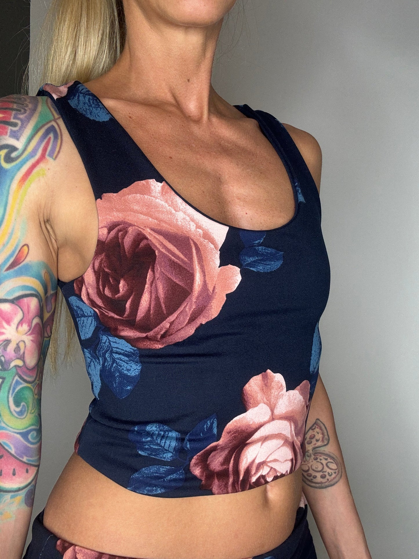 Bodycon Reversible Scoop Neck Tank Top