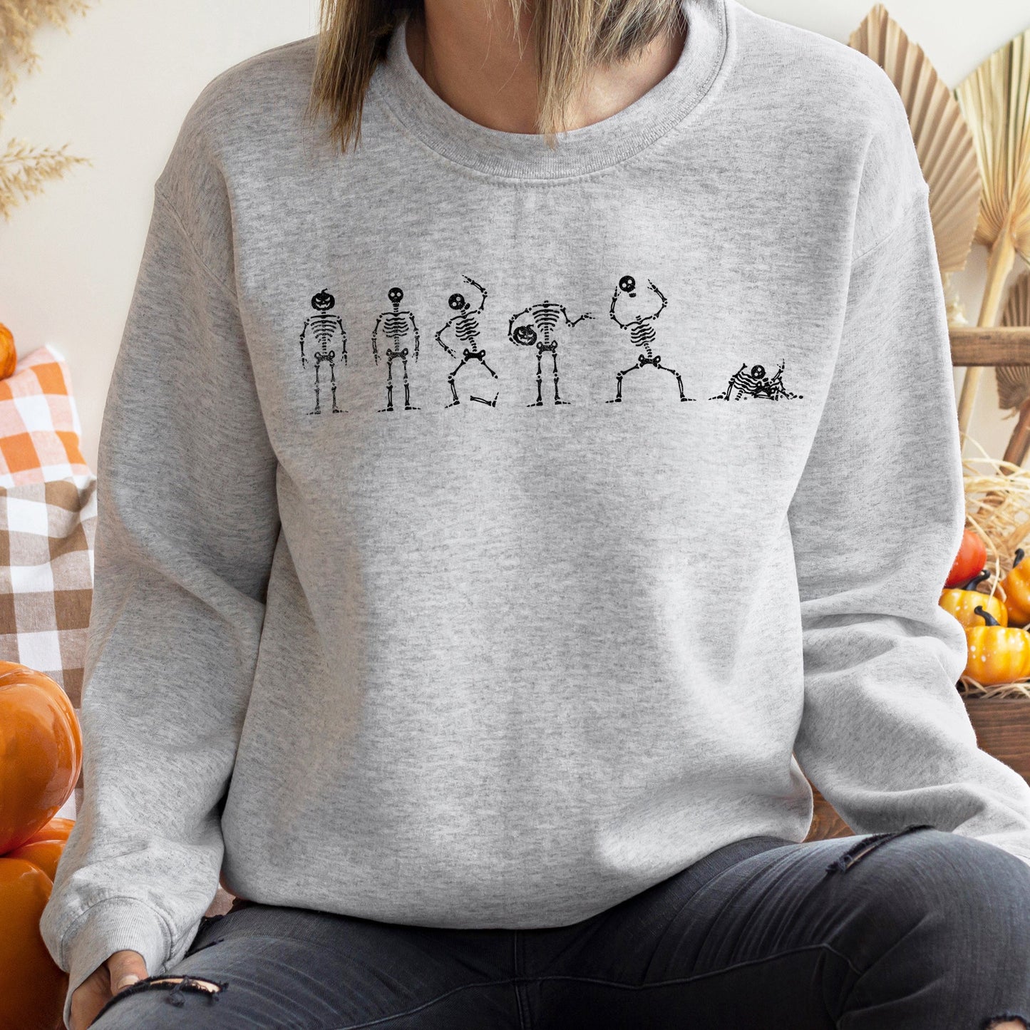 Skeleton Dance Halloween Sweatshirt