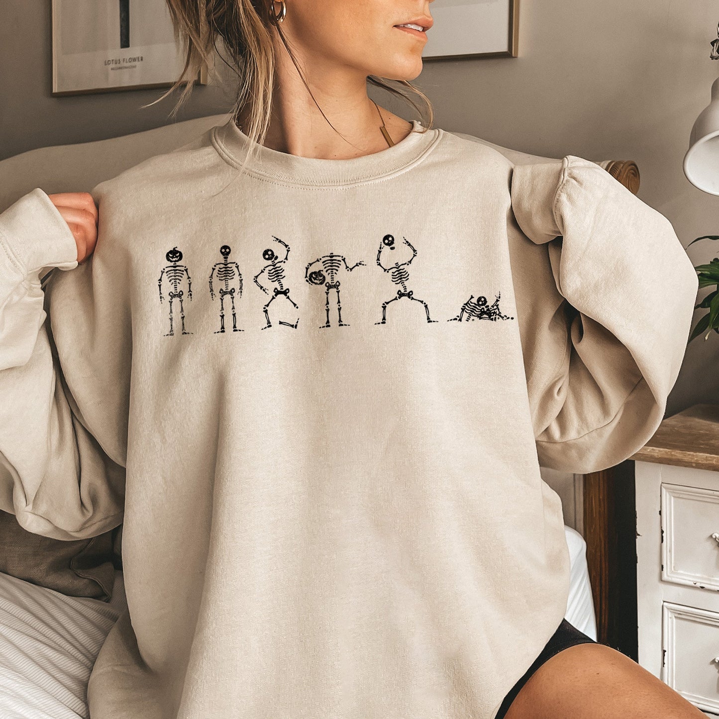 Skeleton Dance Halloween Sweatshirt