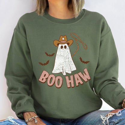 Boo Haw Cowboy Halloween Sweatshirt