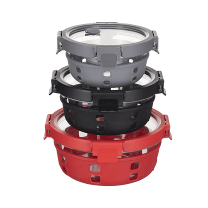 Glass Containers + Lids Set