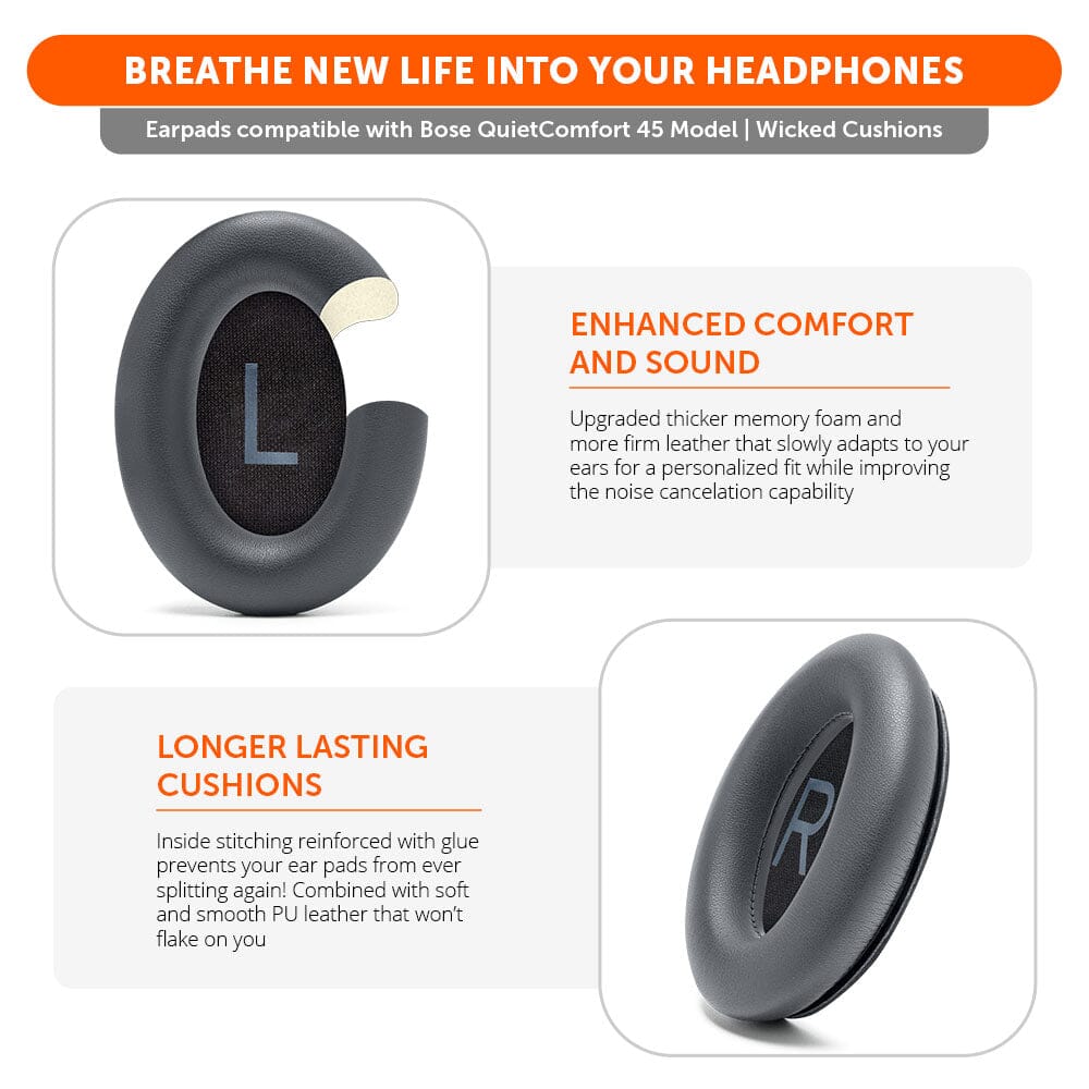 Bose QC45 Replacement Ear Pads