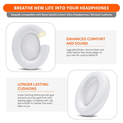 Bose QuietComfort Ultra Earpads by Wicked Cushions
