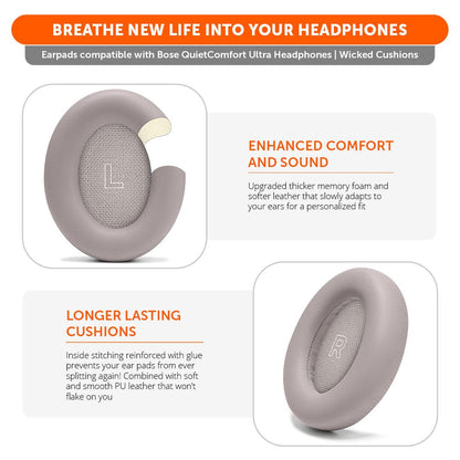 Bose QuietComfort Ultra Earpads by Wicked Cushions