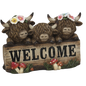Welcome Highland Cattle Figurine