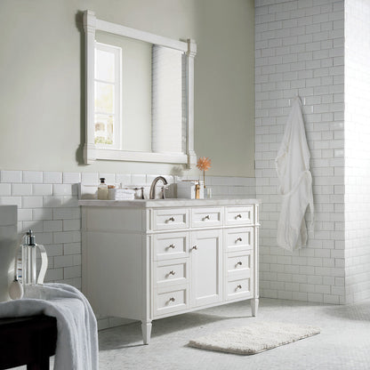 Brittany 48" Single Vanity in Bright White