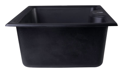 ALFI brand AB3520DI 35" Drop-In Single Bowl Granite Composite Kitchen Sink