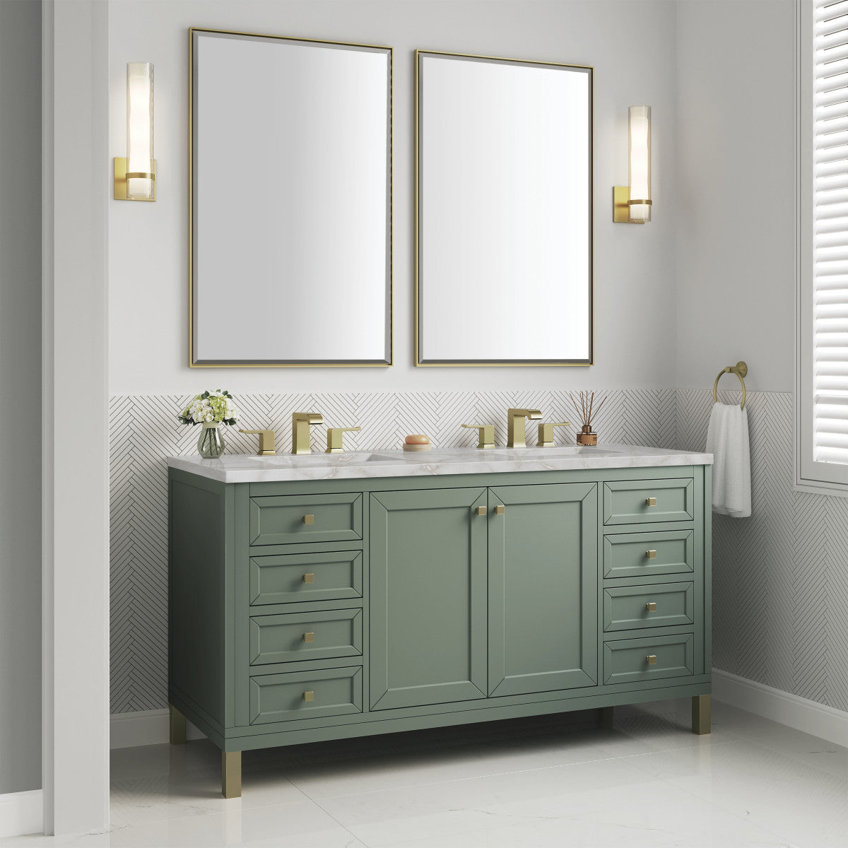Chicago 60" Double Vanity