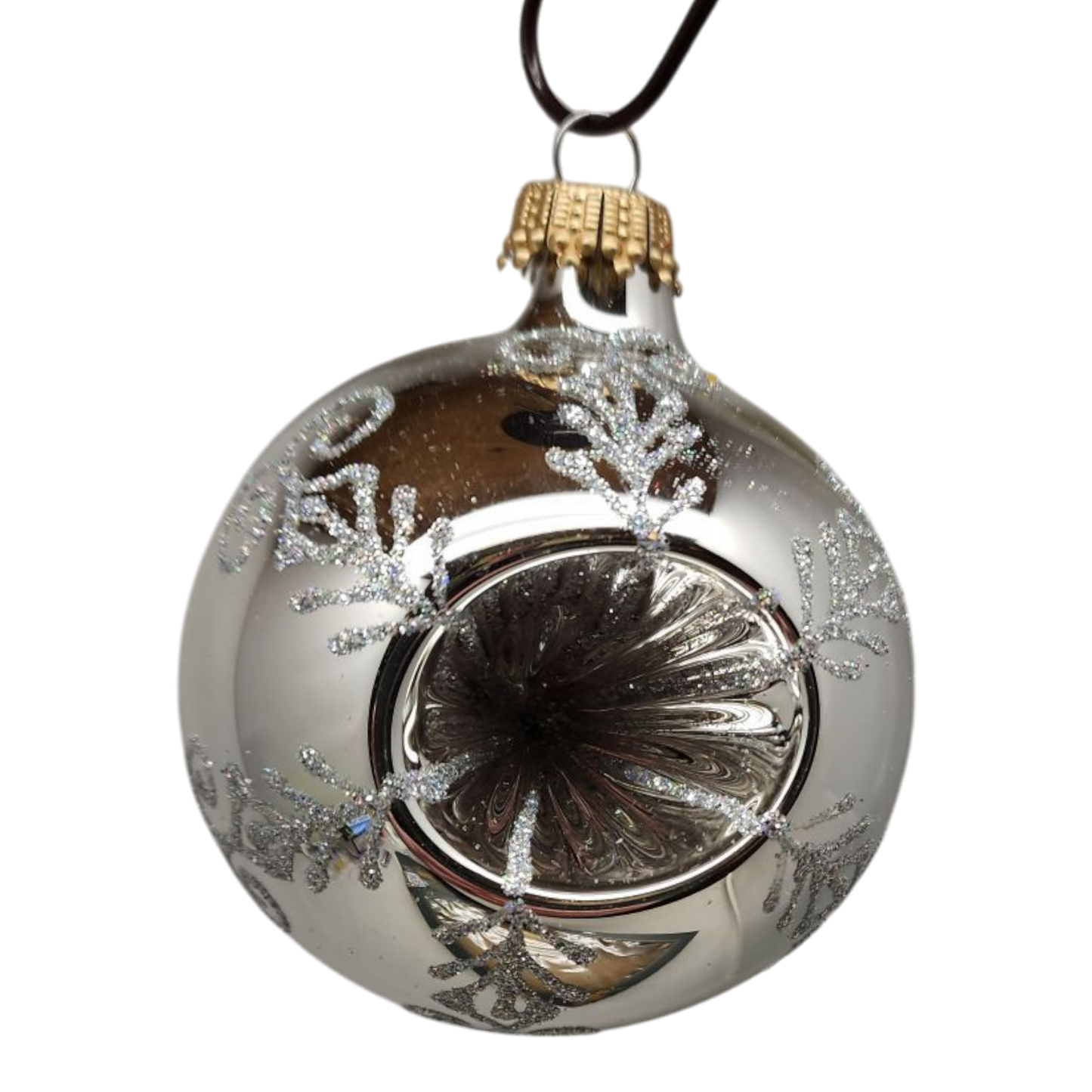 Krebs Value Glass Ornament 4 pack - Frosted Elegant Reflector