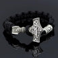 Vikings Mjolnir Paracord Rune Bracelet