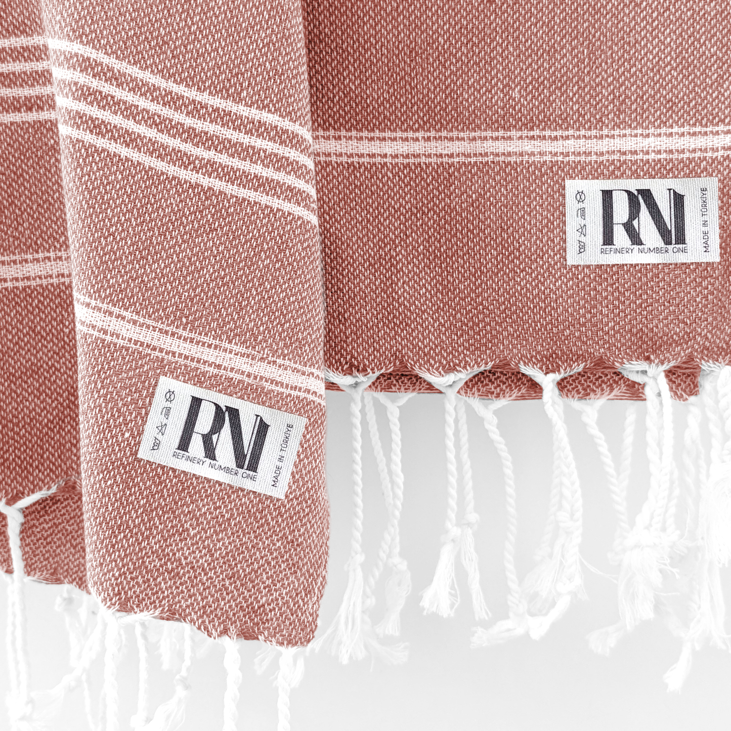 Istanbul Classic Turkish Hand Towel Set of 2 for Kitchen, Bath, Beach, Gym, and Yoga 17"x30"