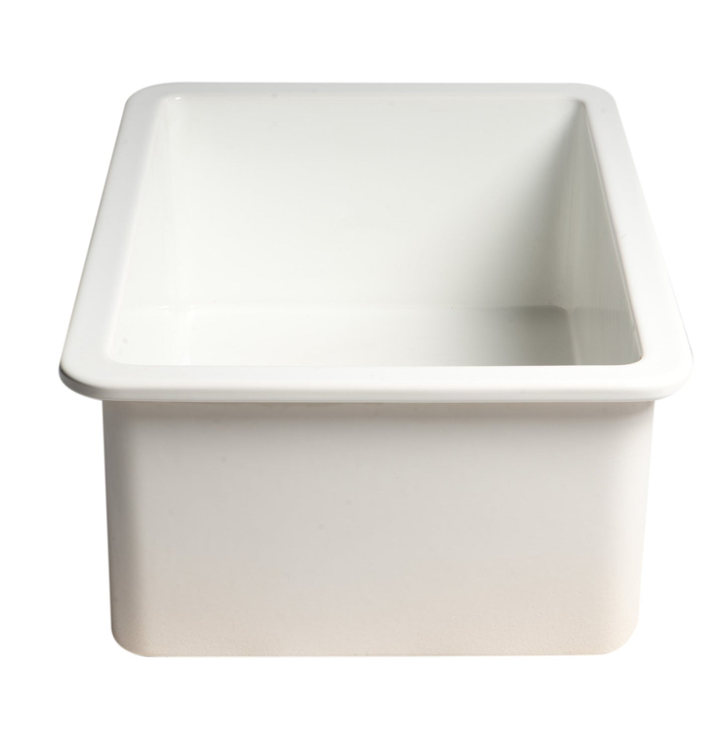 ALFI brand ABF2718UD 27" x 18" Fireclay Undermount / Drop In Firelcay Kitchen Sink