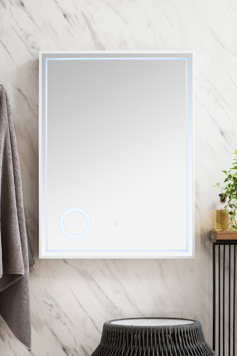 Tampa 23.6" Mirror, Glossy White