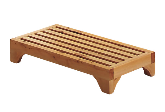 ALFI brand  AB4409 4" Modern Wooden Stepping Stool  Multi-Purpose Accessory