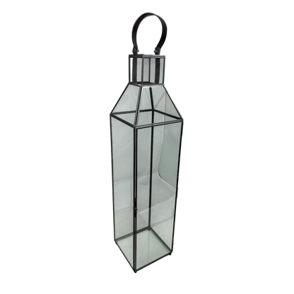 Elegant Metal & Glass Lantern