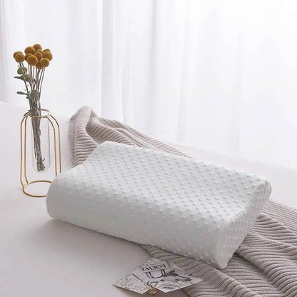 Orthopedic Memory Foam Long Pillow for Neck and Spine Support - Bedding