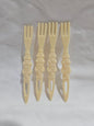 Bulk Party Pack Vintage 1950's Fleur-de-lis Cocktail Forks