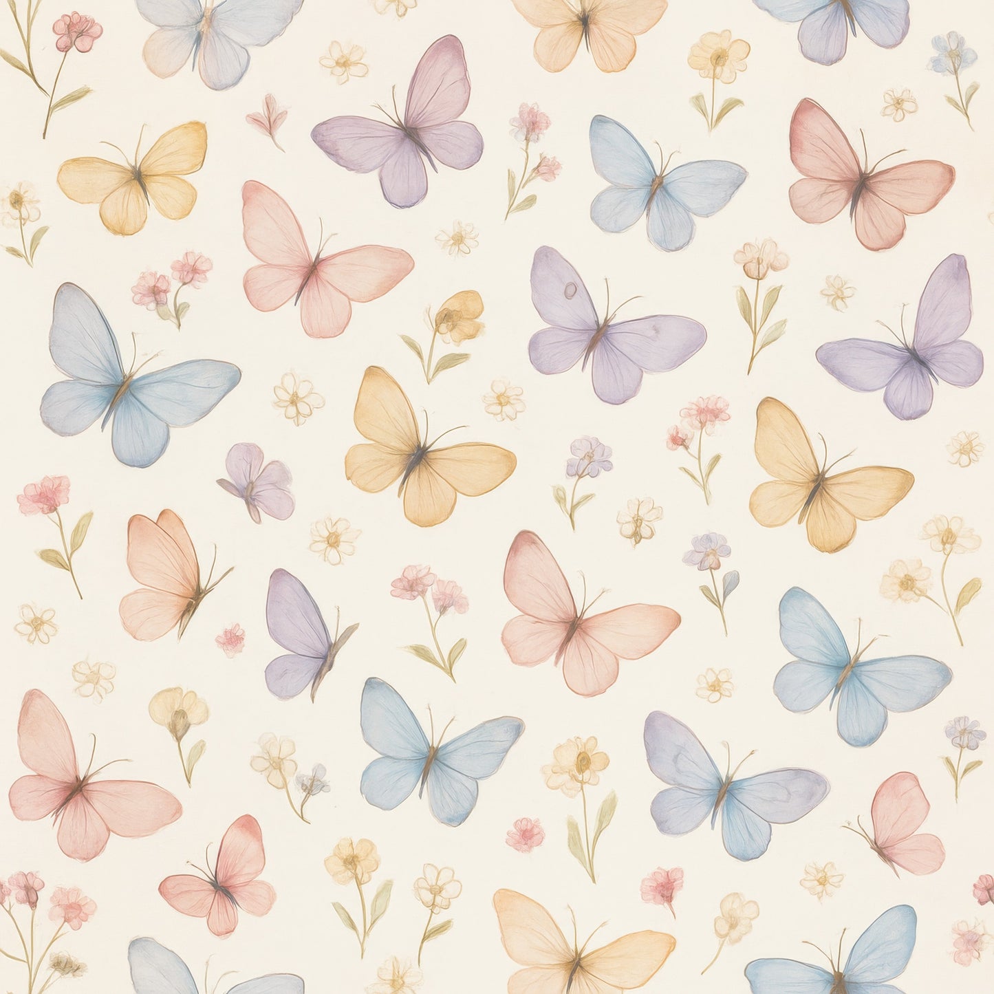Butterfly Garden Wallpaper