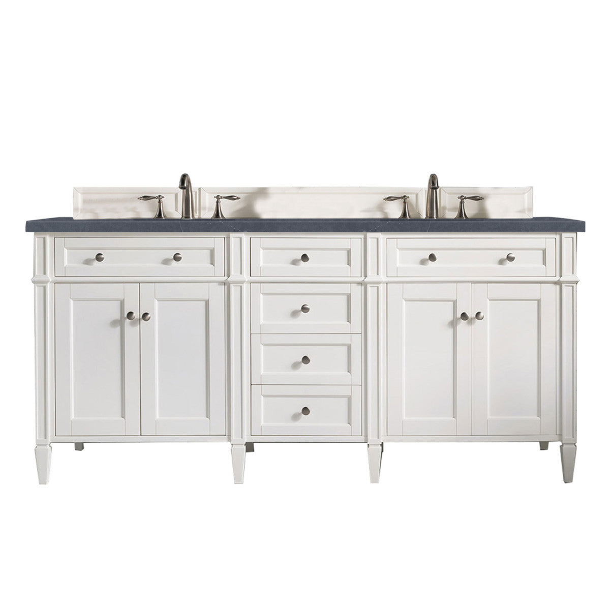 Brittany 72" Double Vanity in Bright White