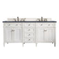 Brittany 72" Double Vanity in Bright White
