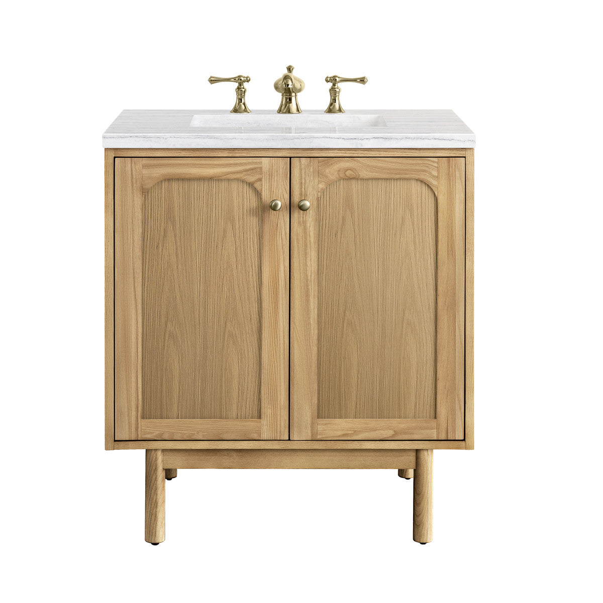 Laurent 30" Single Vanity Cabinet, Light Natural Oak