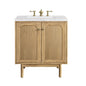 Laurent 30" Single Vanity Cabinet, Light Natural Oak