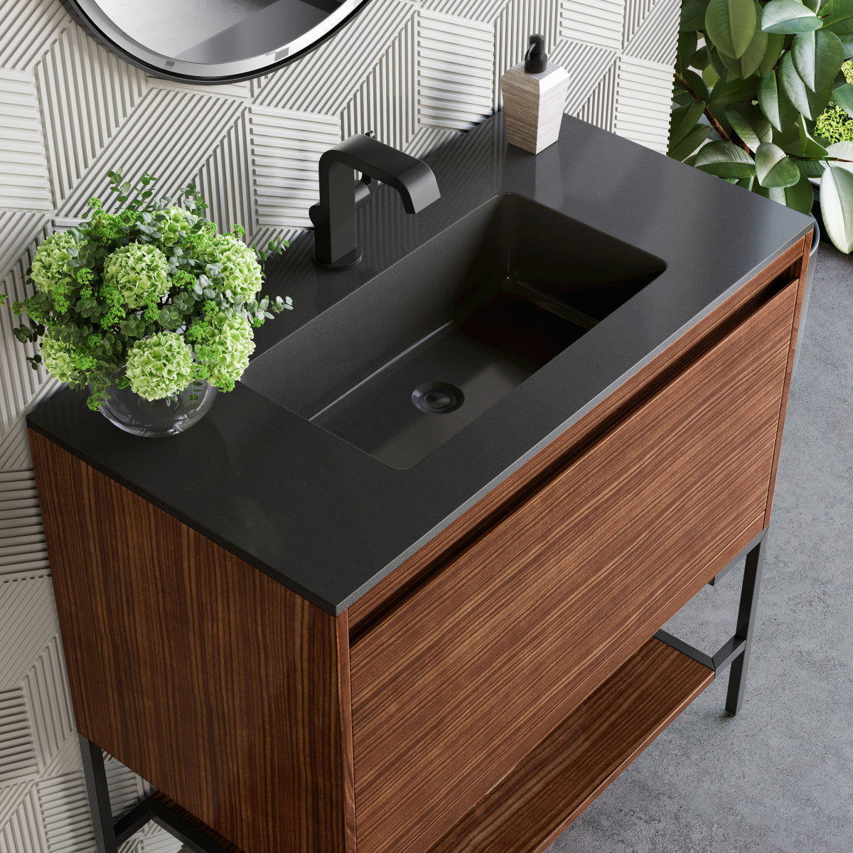 Mantova 35.4" Single Vanity Cabinet