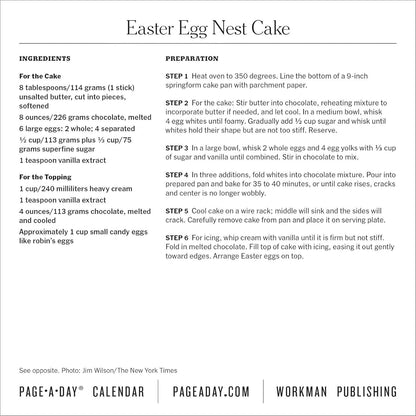 New York Times Cooking Page-A-Day Calendar 2026: A Year of Fresh and Delicious Recipes